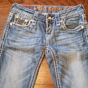 Rock Revival Light Wash Straight Leg Jean